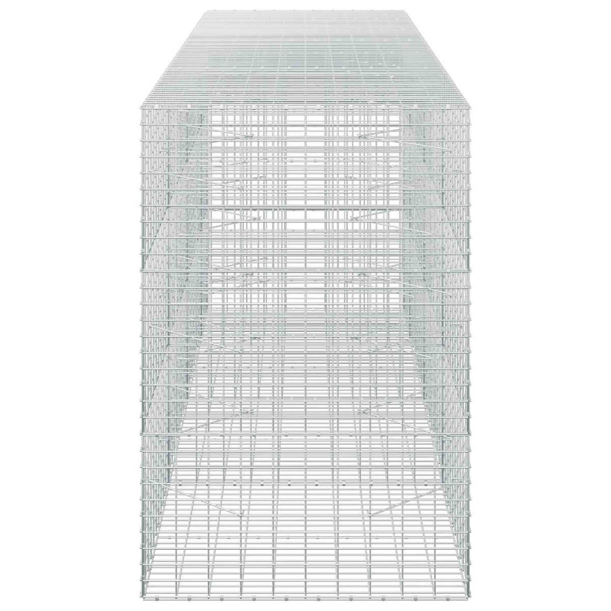 vidaXL Gabion z drutu 3,5 mm i siatką 5x10 cm 350x100x150 cm