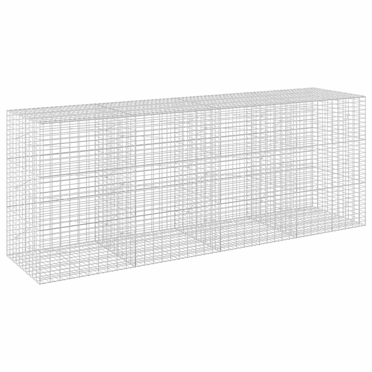 vidaXL Gabion z drutu 3,5 mm i siatką 5x10 cm 400x100x150 cm