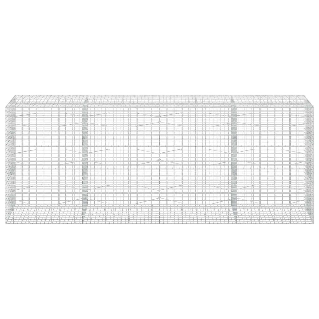 vidaXL Gabion z drutu 3,5 mm i siatką 5x10 cm 400x100x150 cm