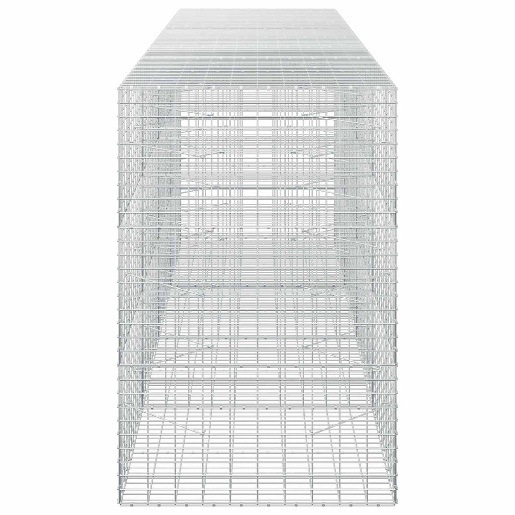 vidaXL Gabion z drutu 3,5 mm i siatką 5x10 cm 400x100x150 cm