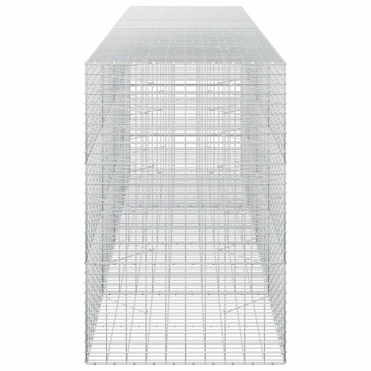 vidaXL Gabion z drutu 3,5 mm i siatką 5x10 cm 400x100x150 cm