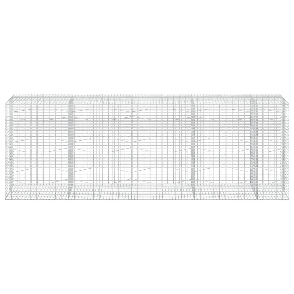 vidaXL Gabion z drutu 3,5 mm i siatką 5x10 cm 450x100x150 cm