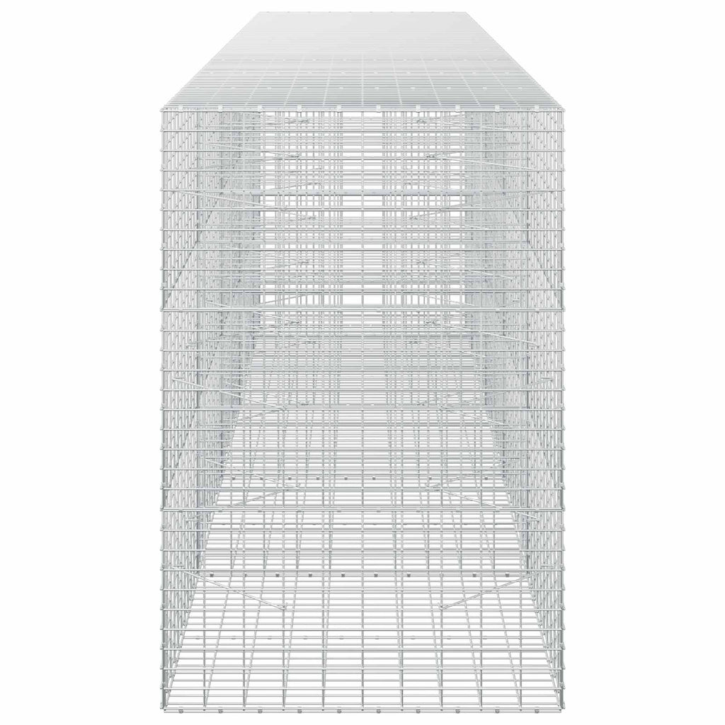 vidaXL Gabion z drutu 3,5 mm i siatką 5x10 cm 450x100x150 cm
