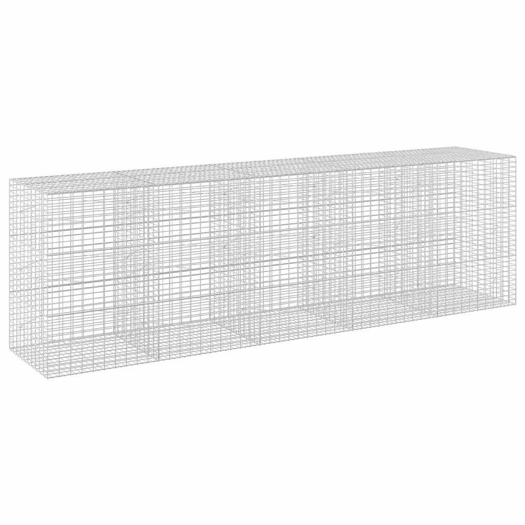 vidaXL Gabion z drutu 3,5 mm i siatką 5x10 cm 500x100x150 cm