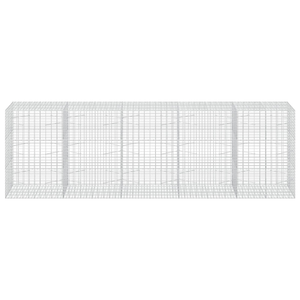 vidaXL Gabion z drutu 3,5 mm i siatką 5x10 cm 500x100x150 cm