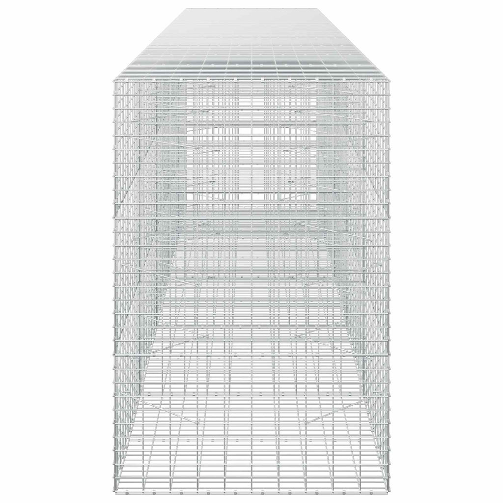 vidaXL Gabion z drutu 3,5 mm i siatką 5x10 cm 500x100x150 cm
