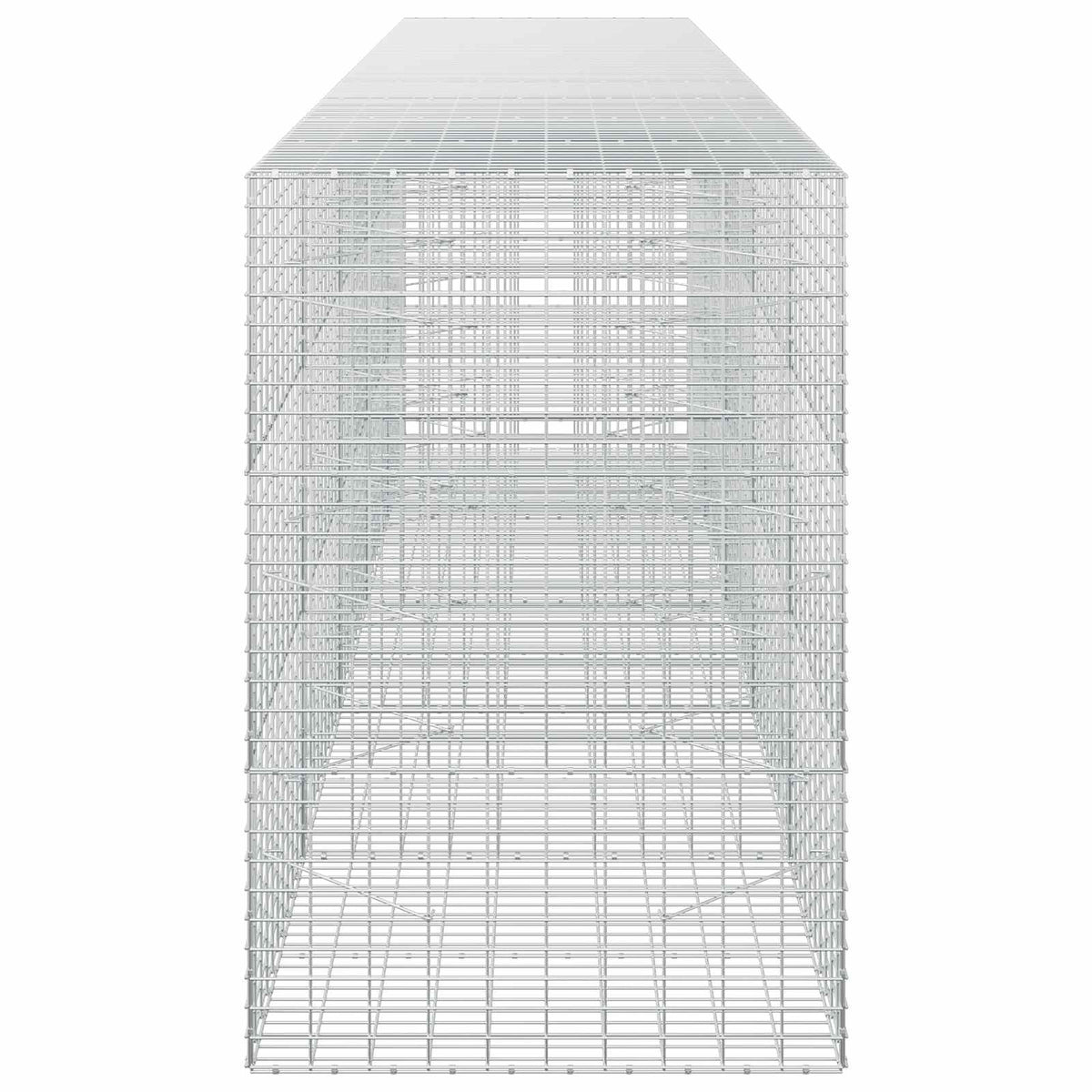 vidaXL Gabion z drutu 3,5 mm i siatką 5x10 cm 500x100x150 cm