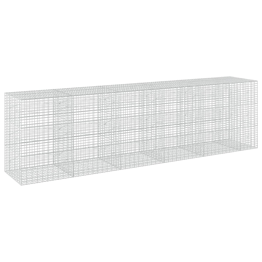 vidaXL Gabion z drutu 3,5 mm i siatką 5x10 cm 550x100x150 cm