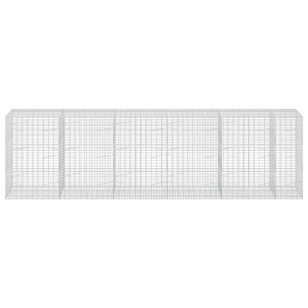 vidaXL Gabion z drutu 3,5 mm i siatką 5x10 cm 550x100x150 cm