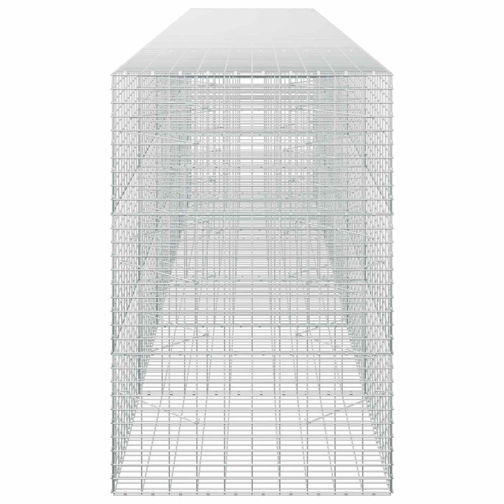 vidaXL Gabion z drutu 3,5 mm i siatką 5x10 cm 550x100x150 cm