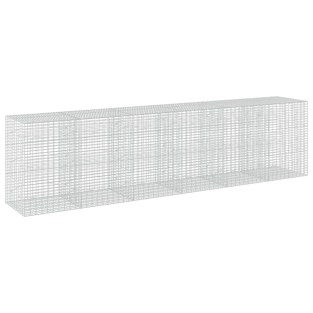 vidaXL Gabion z drutu 3,5 mm i siatką 5x10 cm 600x100x150 cm