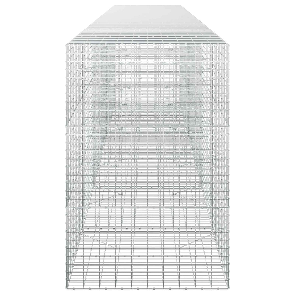 vidaXL Gabion z drutu 3,5 mm i siatką 5x10 cm 600x100x150 cm