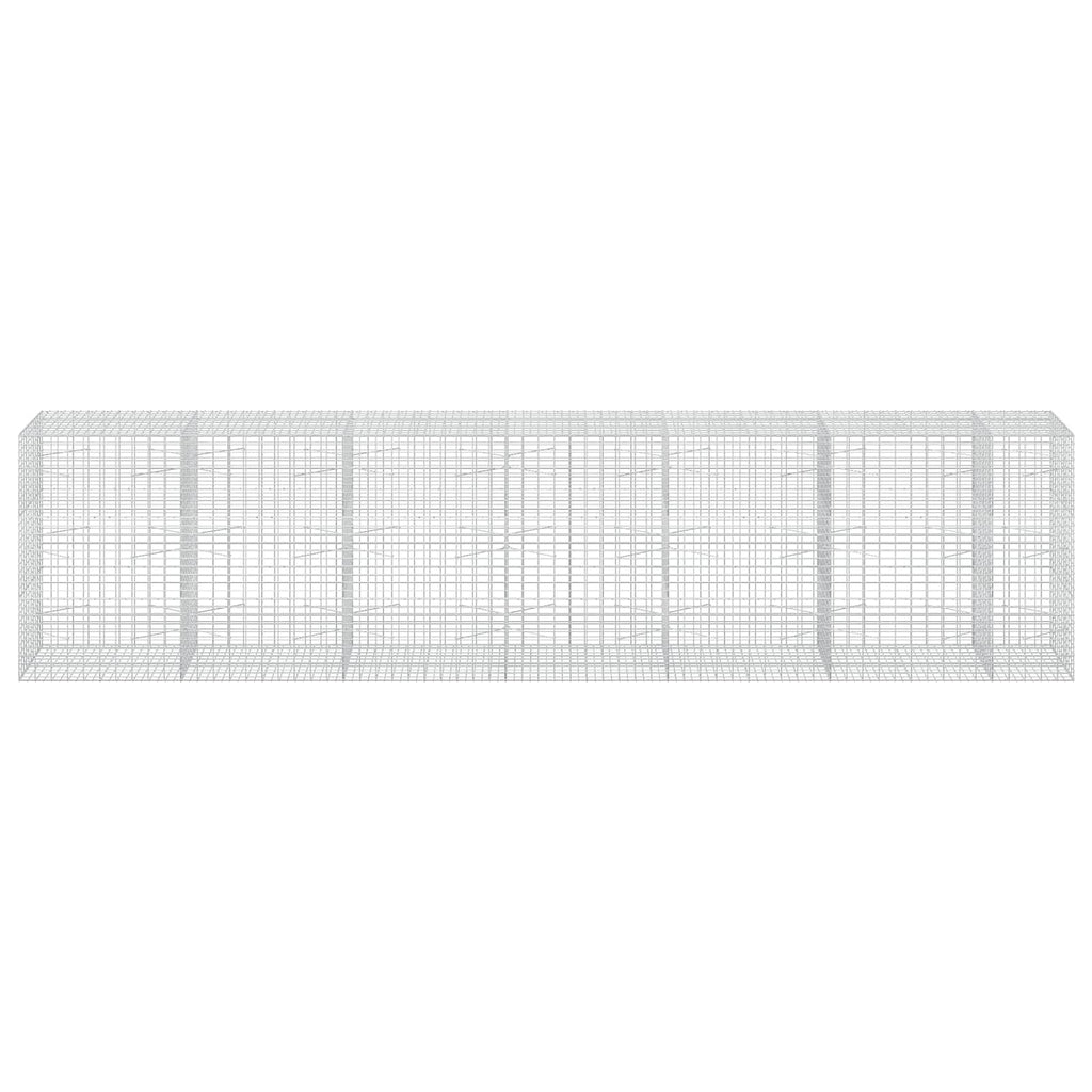 vidaXL Gabion z drutu 3,5 mm i siatką 5x10 cm 650x100x150 cm