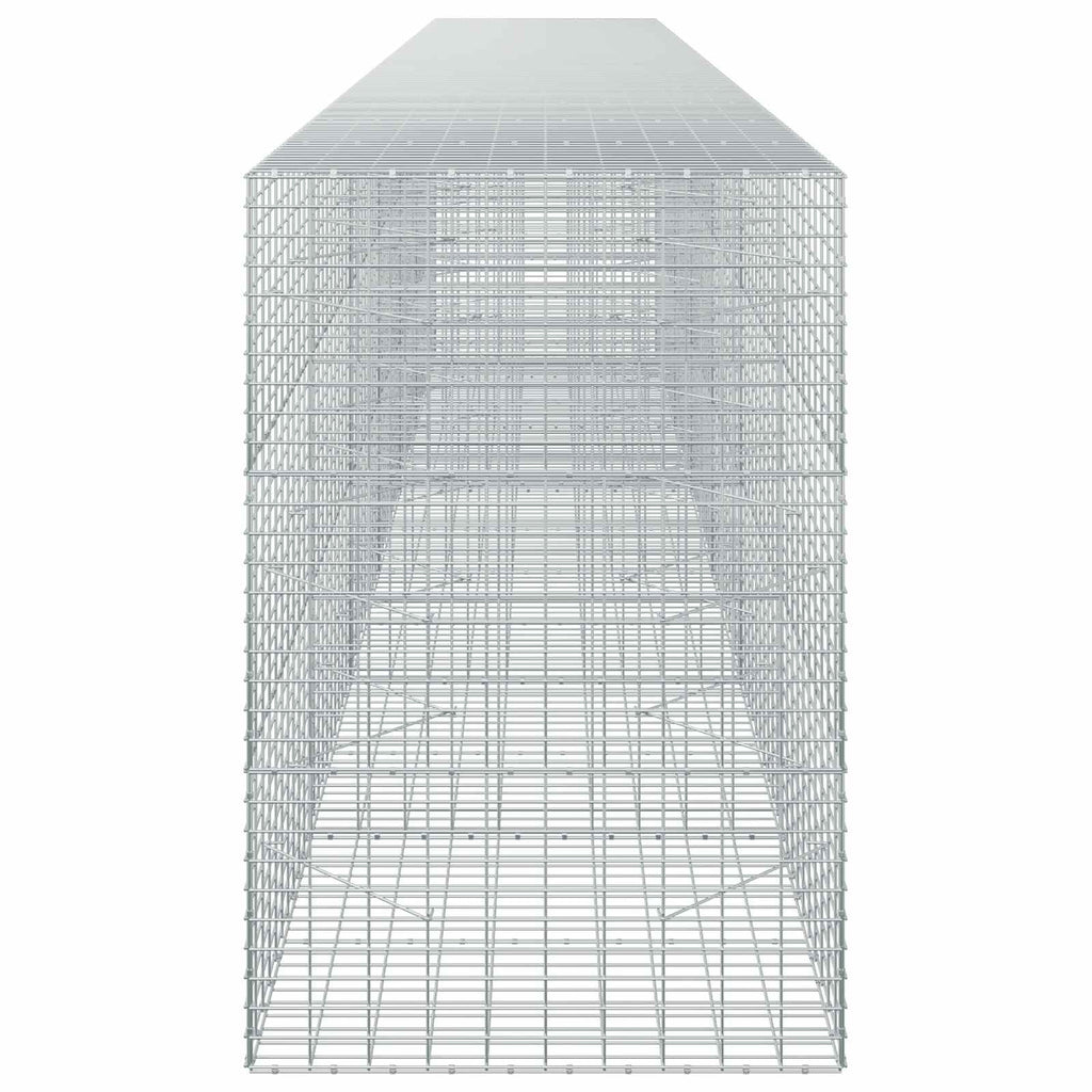 vidaXL Gabion z drutu 3,5 mm i siatką 5x10 cm 650x100x150 cm