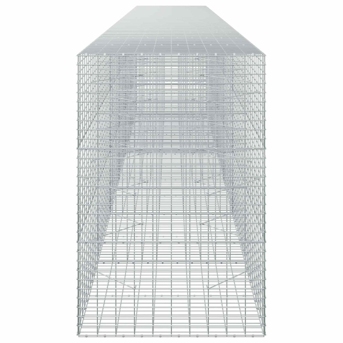 vidaXL Gabion z drutu 3,5 mm i siatką 5x10 cm 650x100x150 cm
