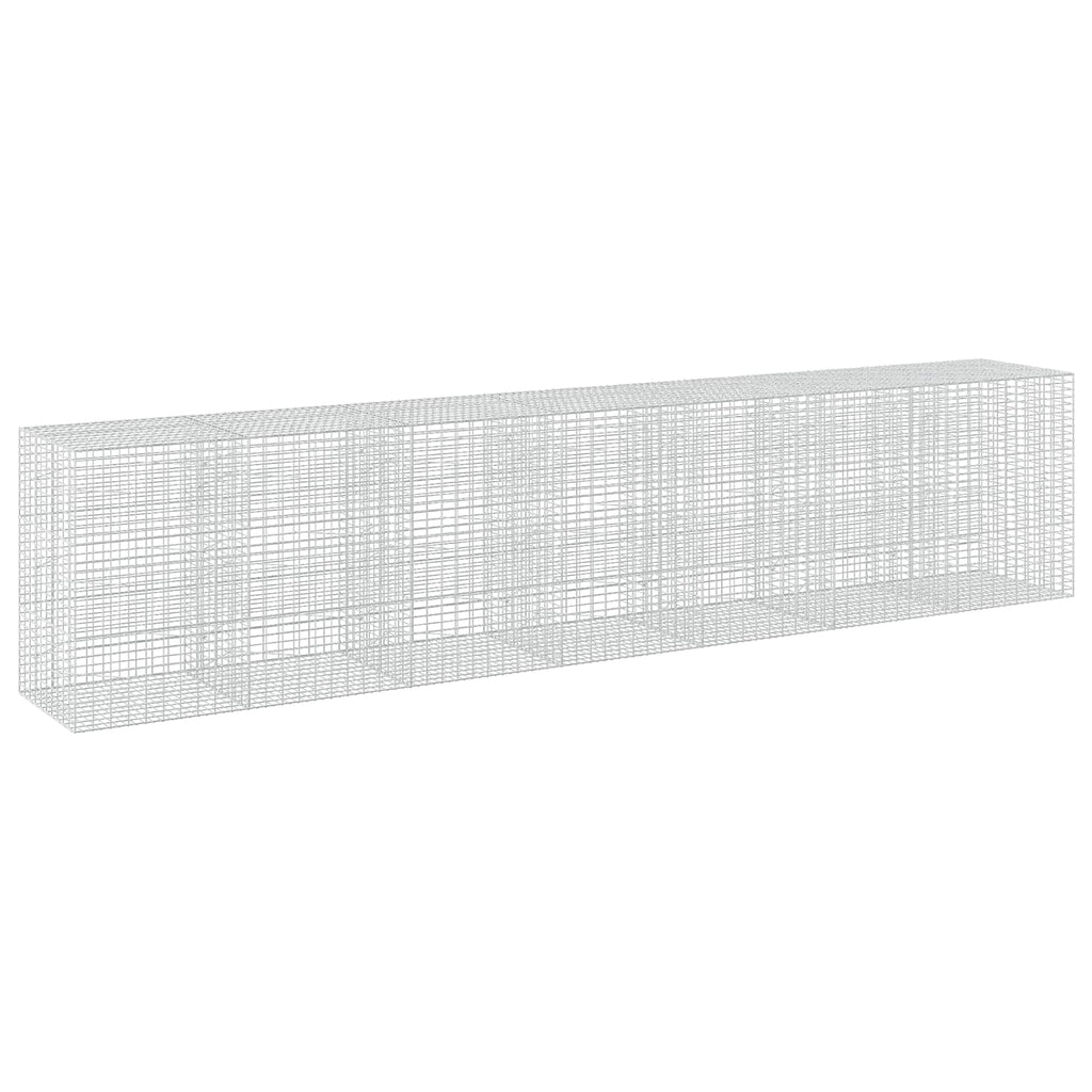 vidaXL Gabion z drutu 3,5 mm i siatką 5x10 cm 700x100x150 cm