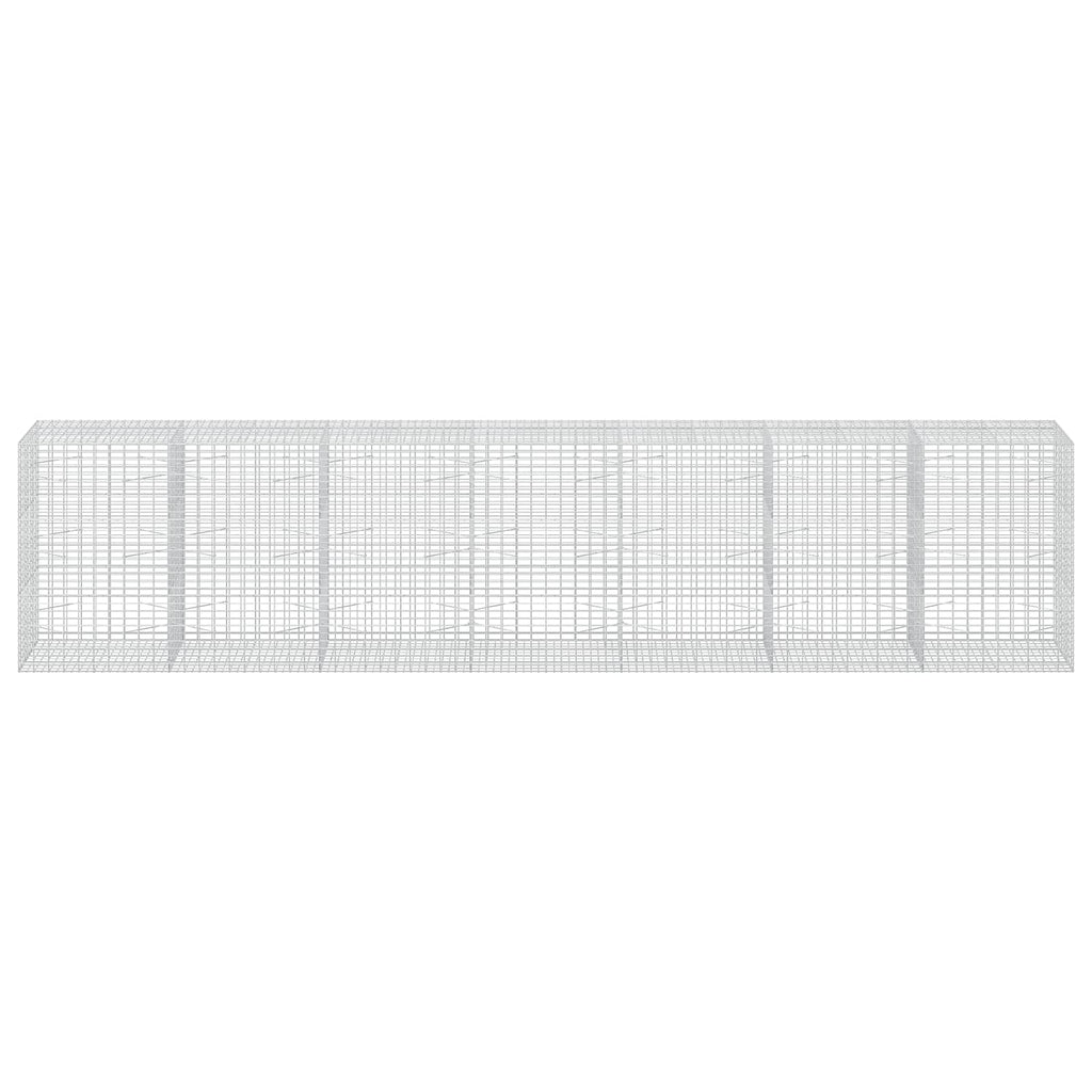 vidaXL Gabion z drutu 3,5 mm i siatką 5x10 cm 700x100x150 cm