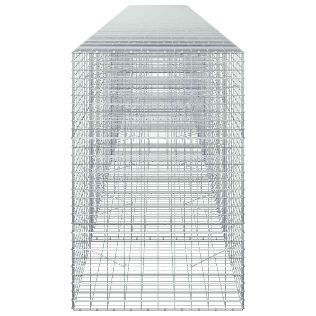 vidaXL Gabion z drutu 3,5 mm i siatką 5x10 cm 700x100x150 cm