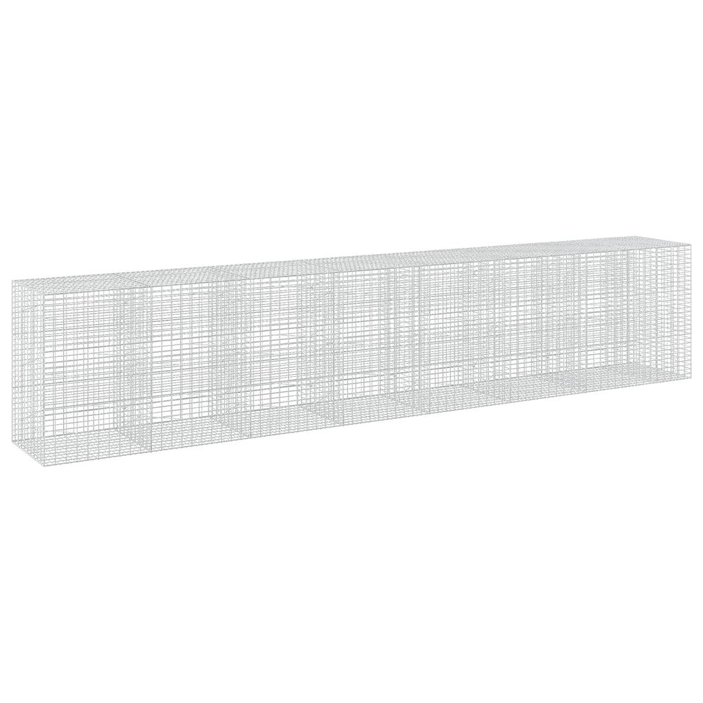 vidaXL Gabion z drutu 3,5 mm i siatką 5x10 cm 750x100x150 cm