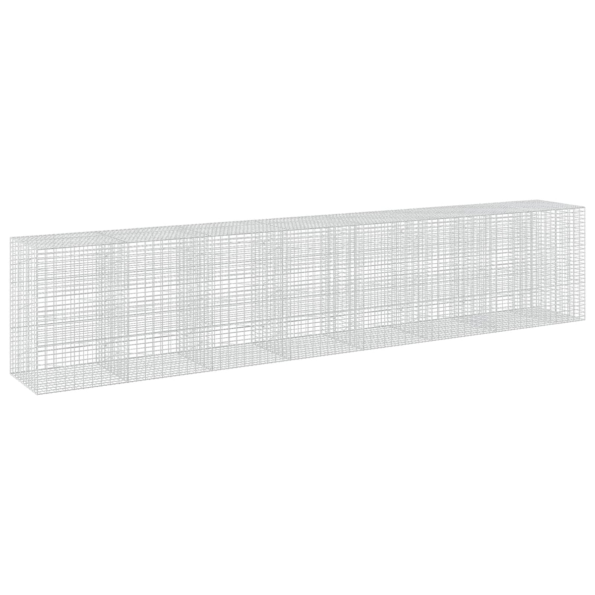 vidaXL Gabion z drutu 3,5 mm i siatką 5x10 cm 750x100x150 cm