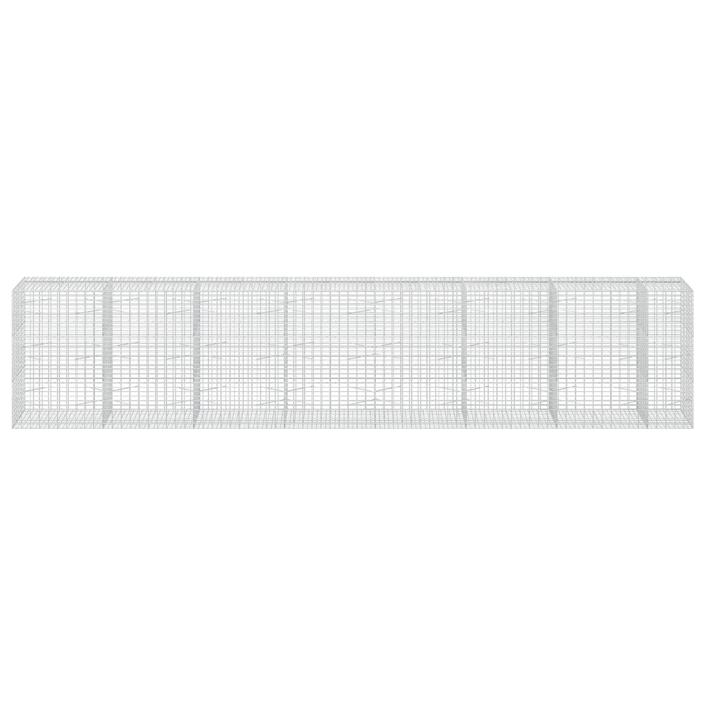 vidaXL Gabion z drutu 3,5 mm i siatką 5x10 cm 750x100x150 cm