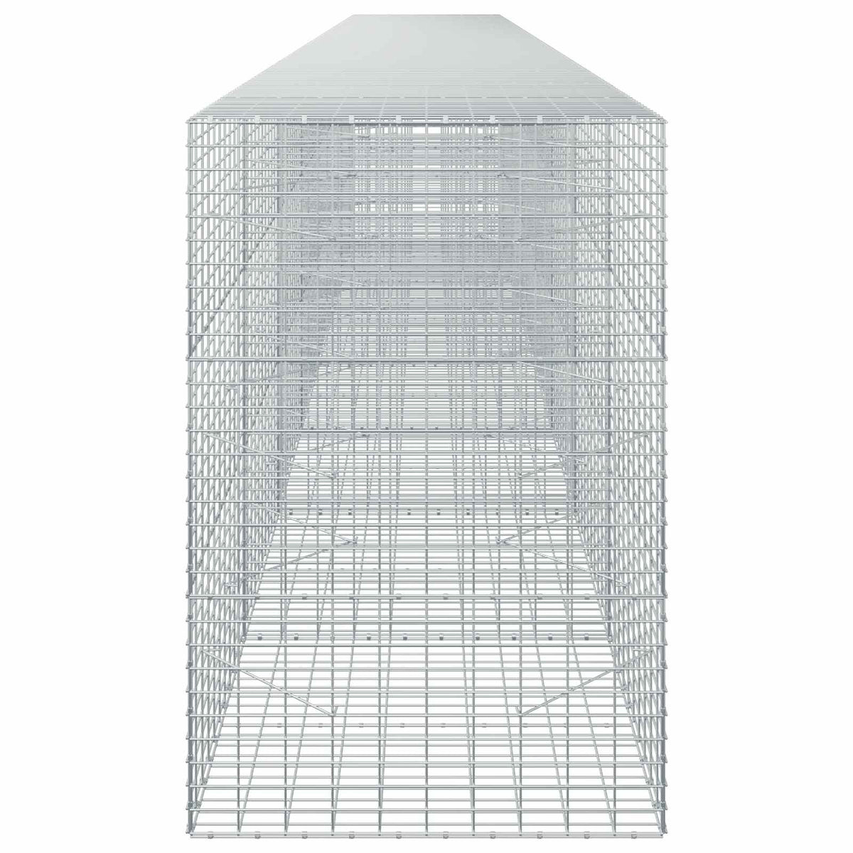 vidaXL Gabion z drutu 3,5 mm i siatką 5x10 cm 750x100x150 cm