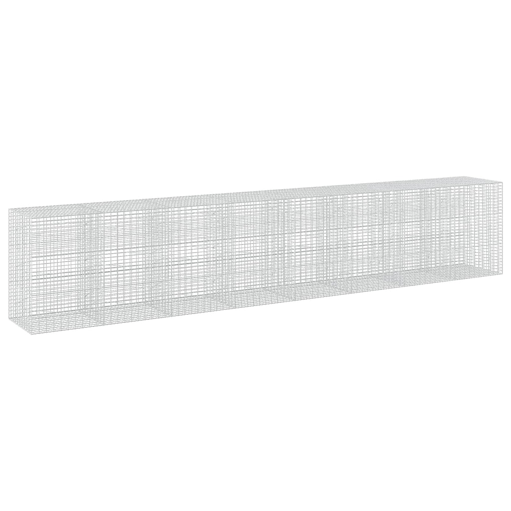 vidaXL Gabion z drutu 3,5 mm i siatką 5x10 cm 800x100x150 cm