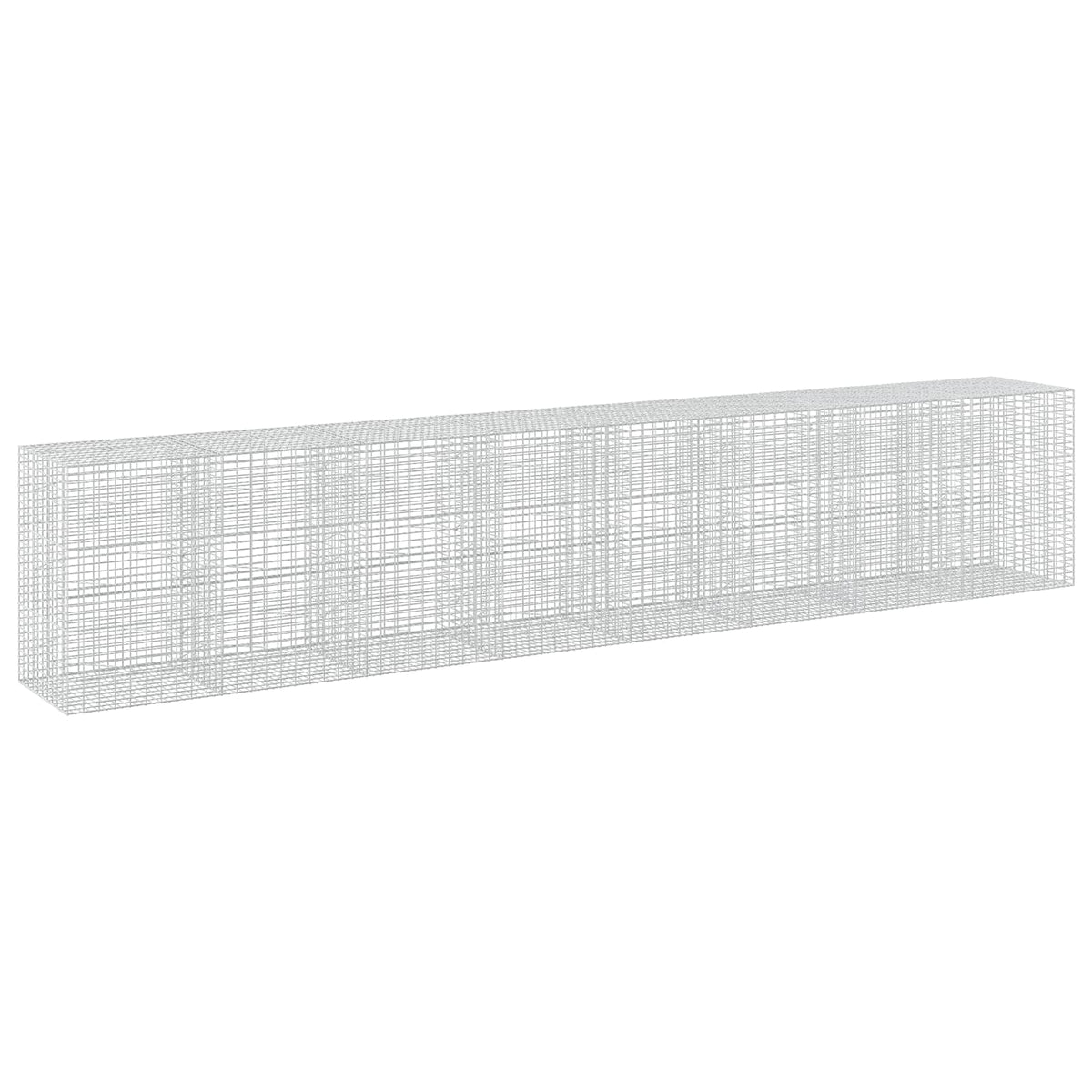 vidaXL Gabion z drutu 3,5 mm i siatką 5x10 cm 800x100x150 cm