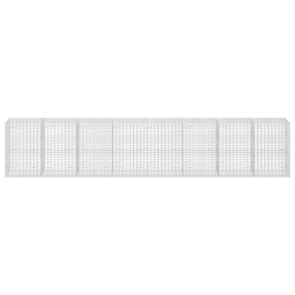 vidaXL Gabion z drutu 3,5 mm i siatką 5x10 cm 800x100x150 cm
