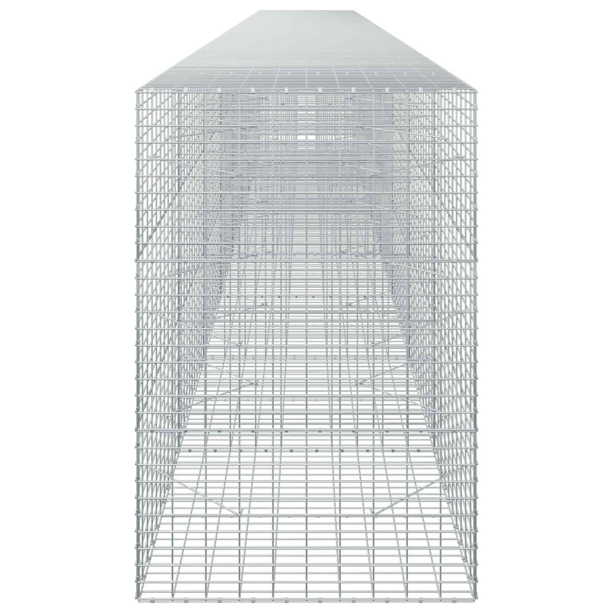 vidaXL Gabion z drutu 3,5 mm i siatką 5x10 cm 800x100x150 cm
