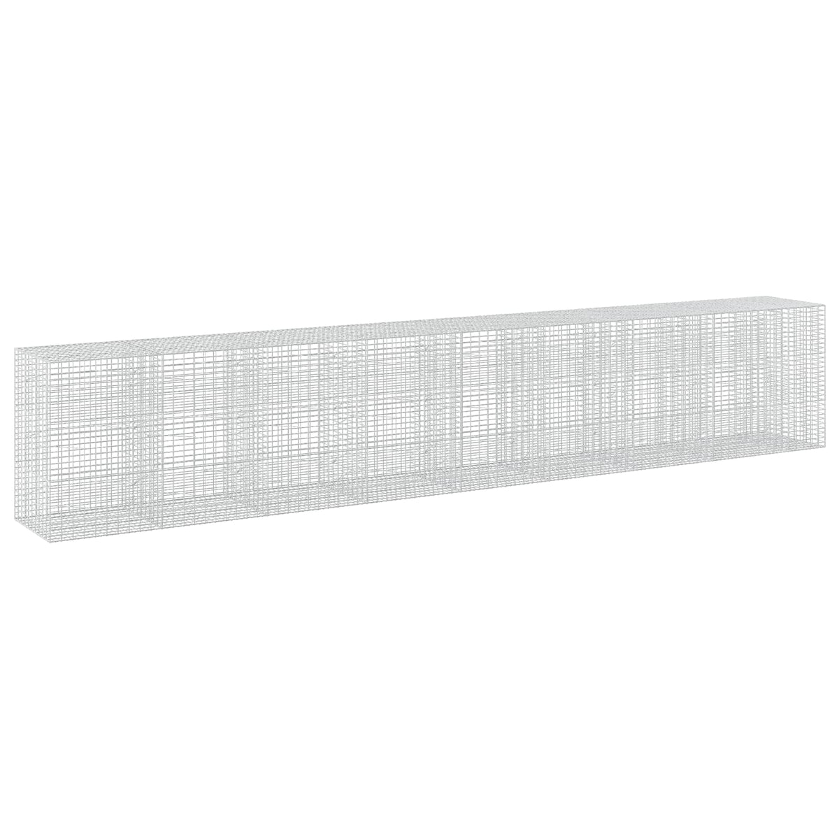vidaXL Gabion z drutu 3,5 mm i siatką 5x10 cm 850x100x150 cm