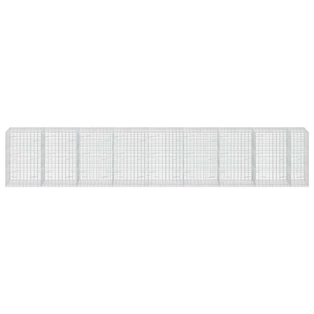 vidaXL Gabion z drutu 3,5 mm i siatką 5x10 cm 850x100x150 cm