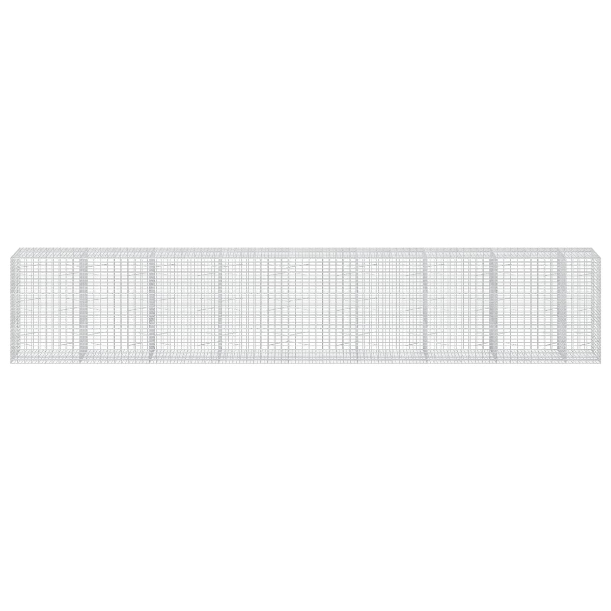 vidaXL Gabion z drutu 3,5 mm i siatką 5x10 cm 850x100x150 cm