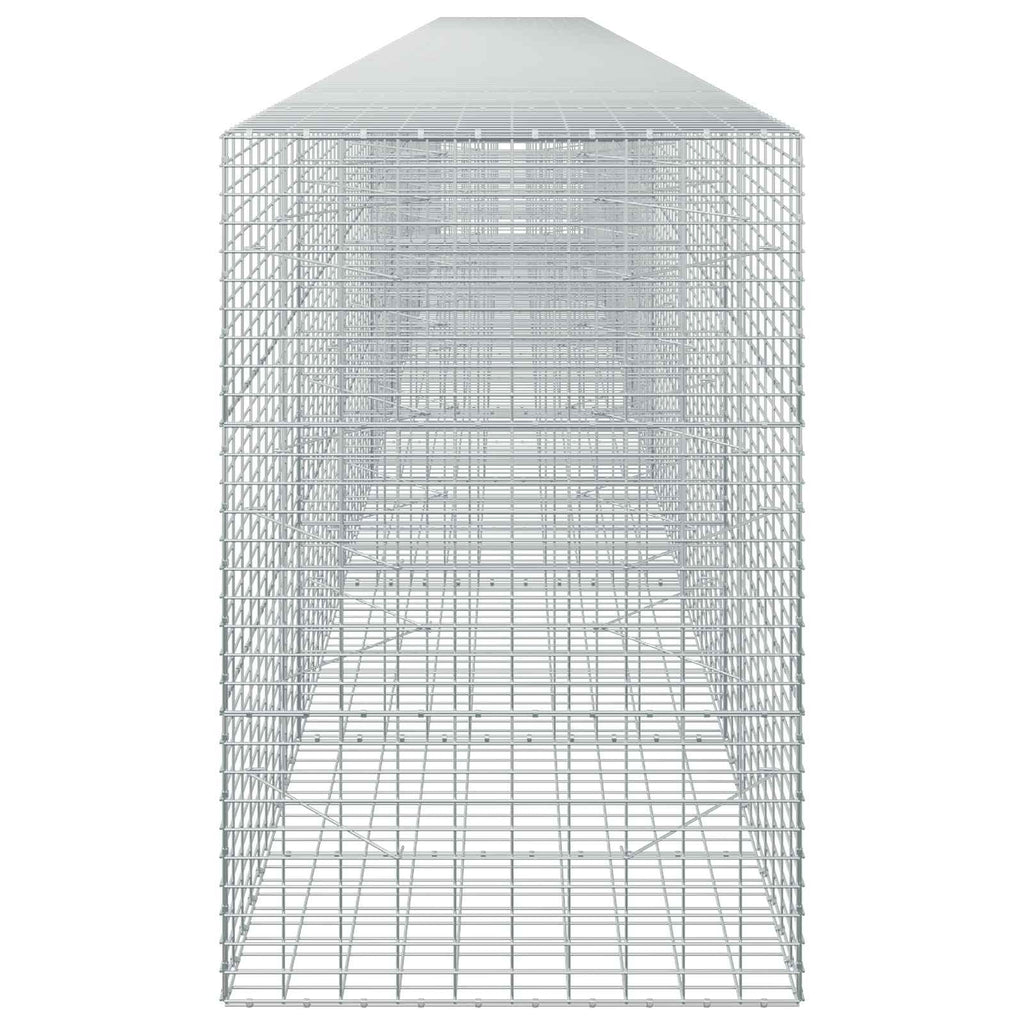 vidaXL Gabion z drutu 3,5 mm i siatką 5x10 cm 850x100x150 cm
