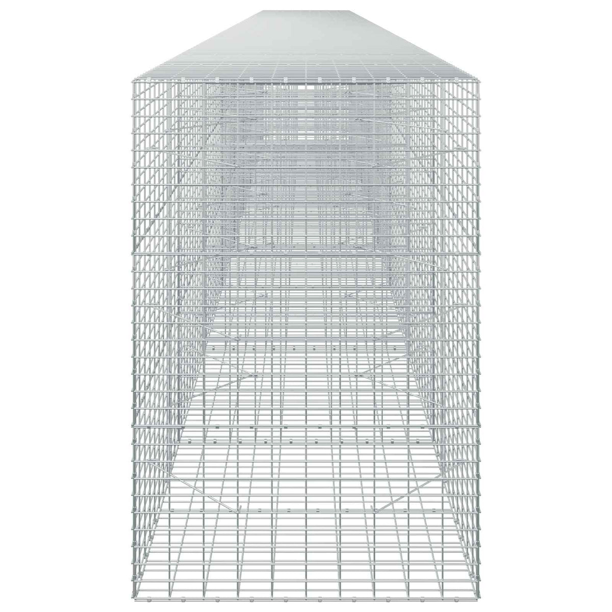 vidaXL Gabion z drutu 3,5 mm i siatką 5x10 cm 850x100x150 cm