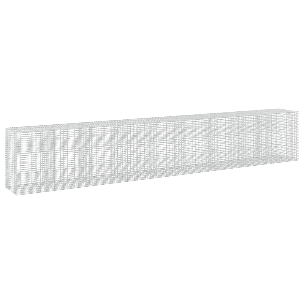 vidaXL Gabion z drutu 3,5 mm i siatką 5x10 cm 900x100x150 cm
