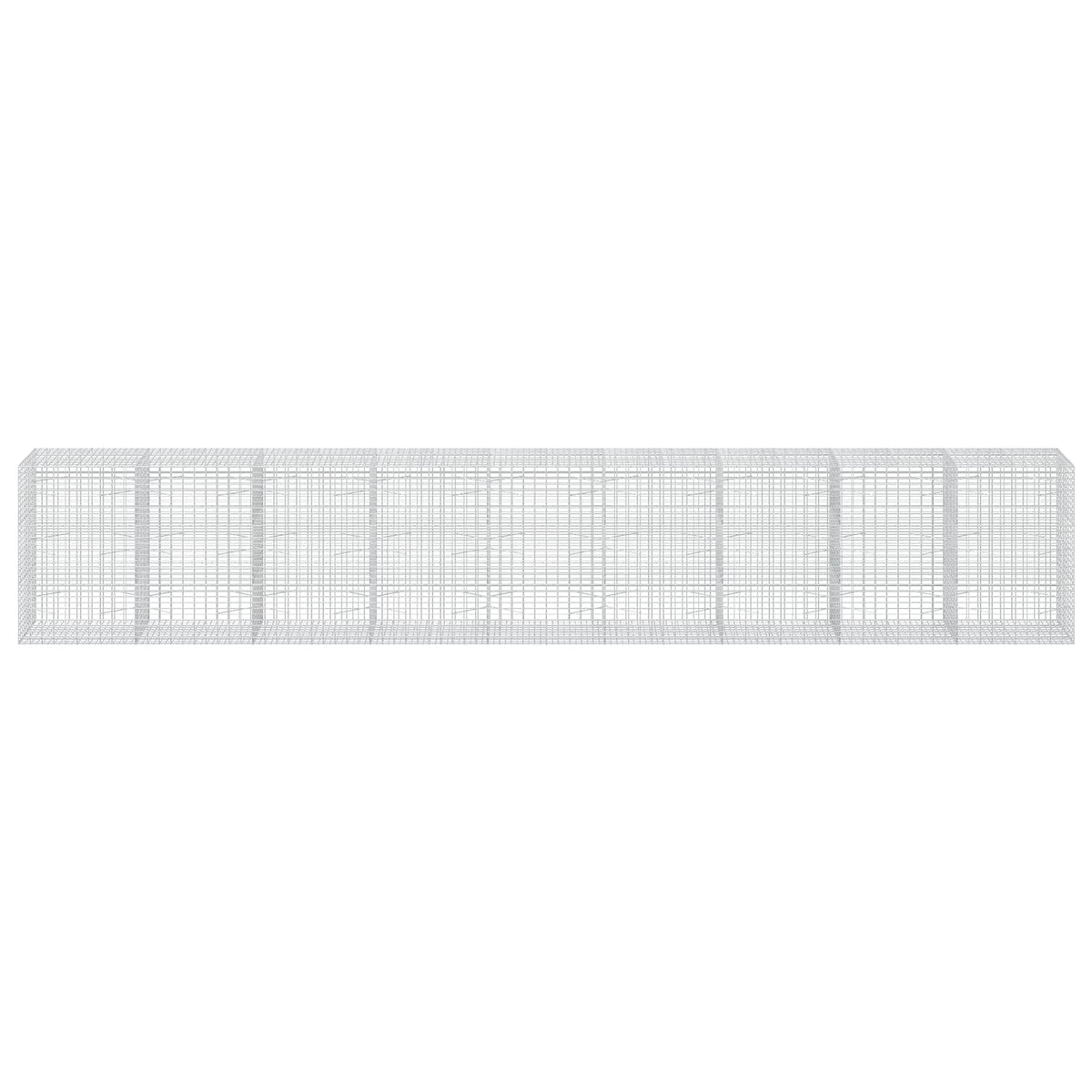 vidaXL Gabion z drutu 3,5 mm i siatką 5x10 cm 900x100x150 cm