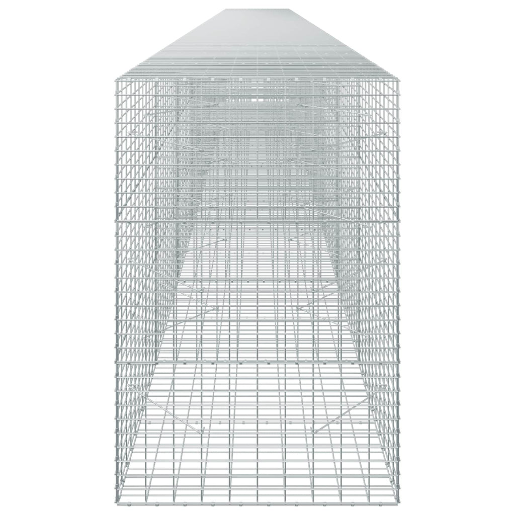 vidaXL Gabion z drutu 3,5 mm i siatką 5x10 cm 900x100x150 cm