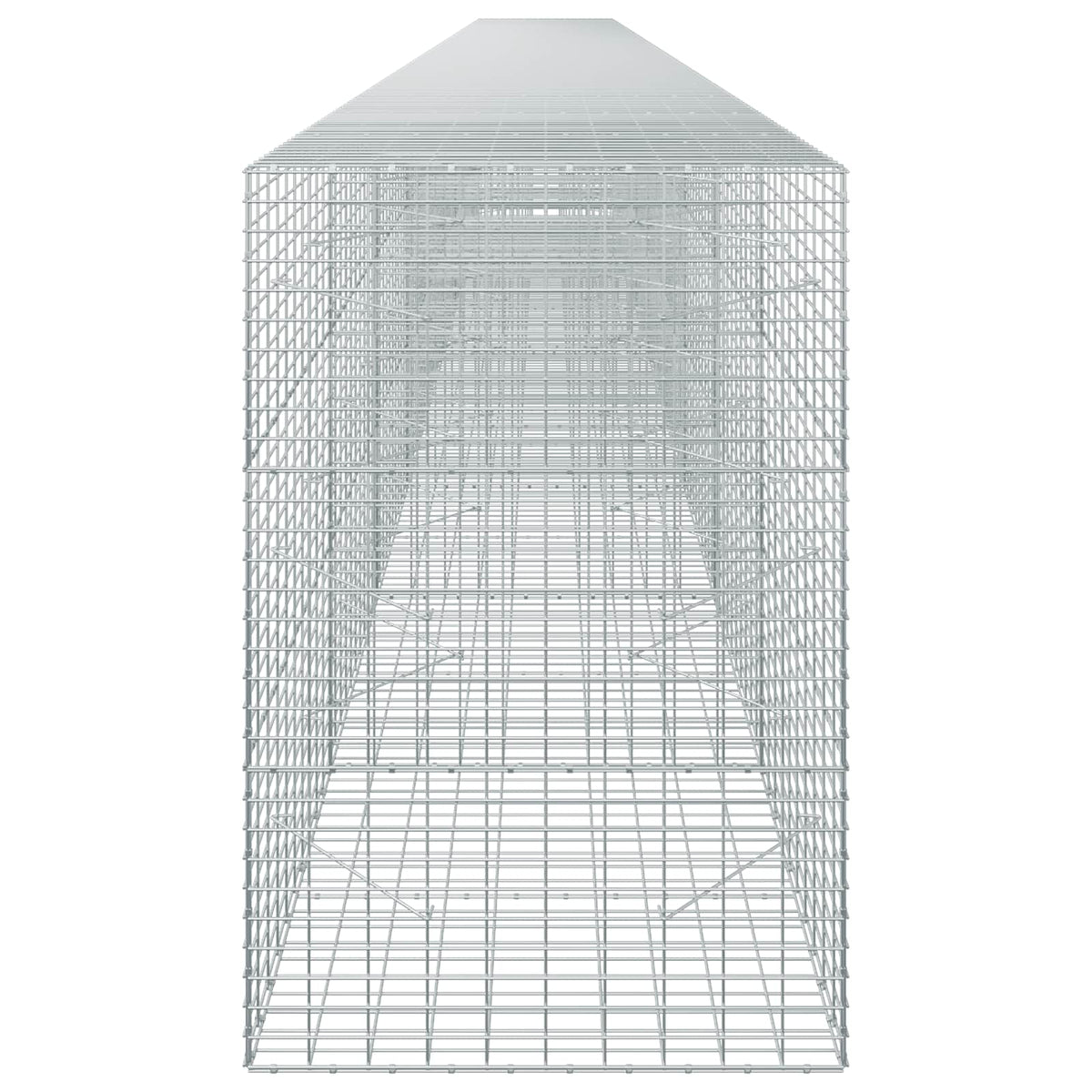 vidaXL Gabion z drutu 3,5 mm i siatką 5x10 cm 900x100x150 cm