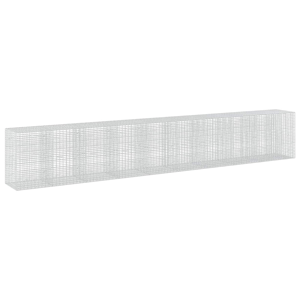 vidaXL Gabion z drutu 3,5 mm i siatką 5x10 cm 950x100x150 cm