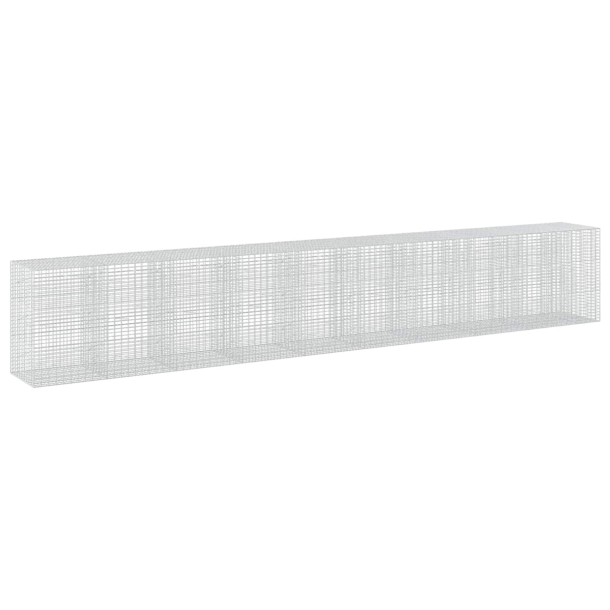 vidaXL Gabion z drutu 3,5 mm i siatką 5x10 cm 950x100x150 cm