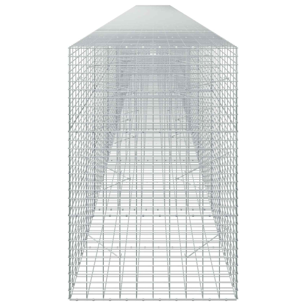 vidaXL Gabion z drutu 3,5 mm i siatką 5x10 cm 950x100x150 cm