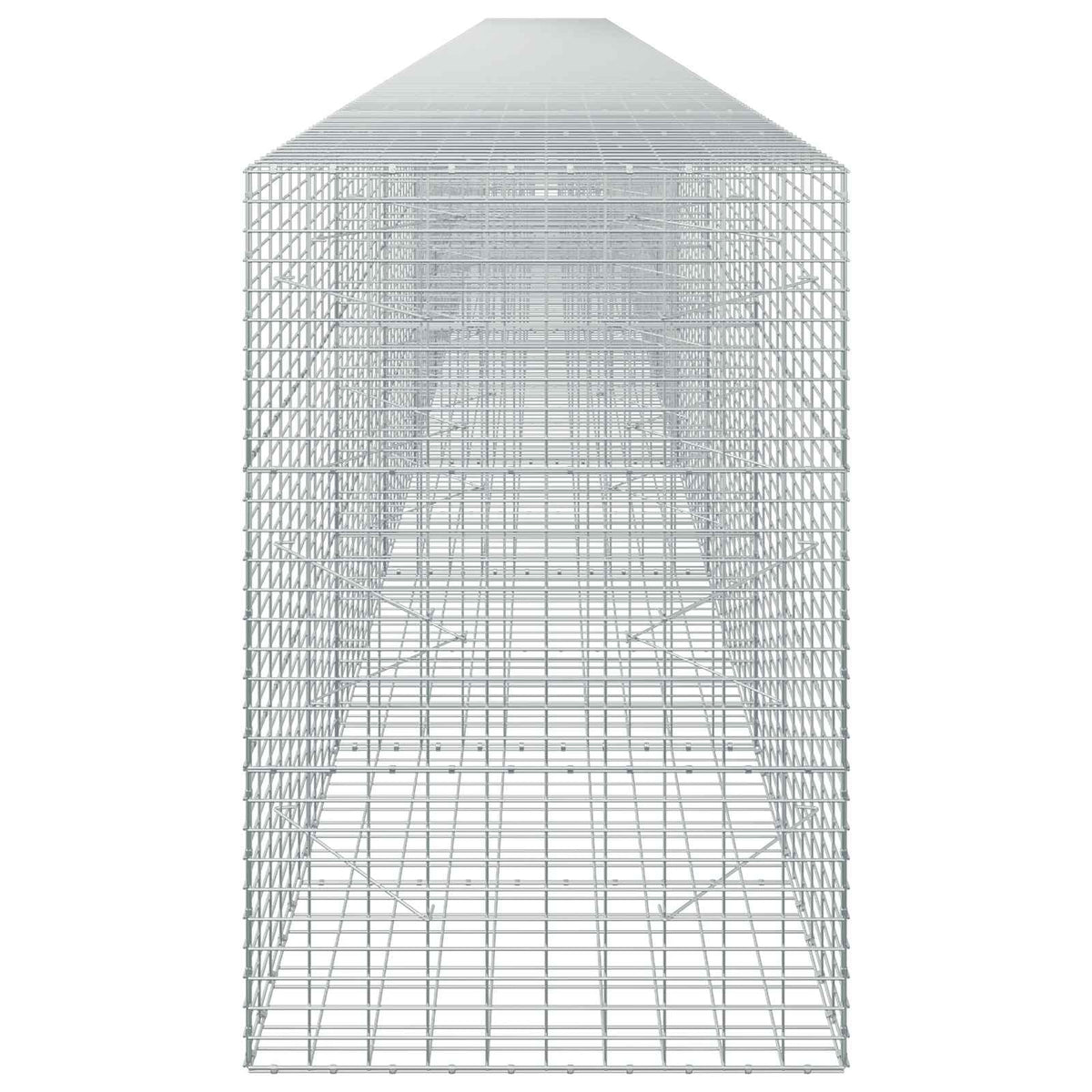 vidaXL Gabion z drutu 3,5 mm i siatką 5x10 cm 950x100x150 cm