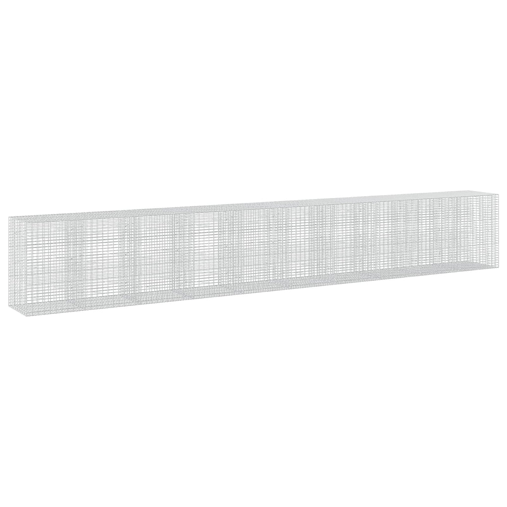 vidaXL Gabion z drutu 3,5 mm i siatką 5x10 cm 1000x100x150 cm