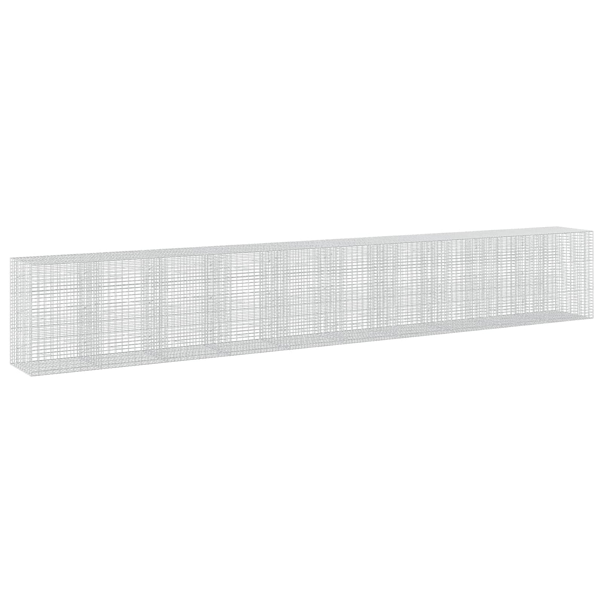 vidaXL Gabion z drutu 3,5 mm i siatką 5x10 cm 1000x100x150 cm