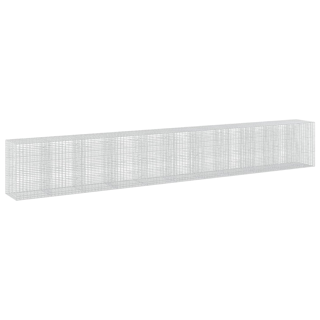vidaXL Gabion z drutu 3,5 mm i siatką 5x10 cm 1050x100x150 cm