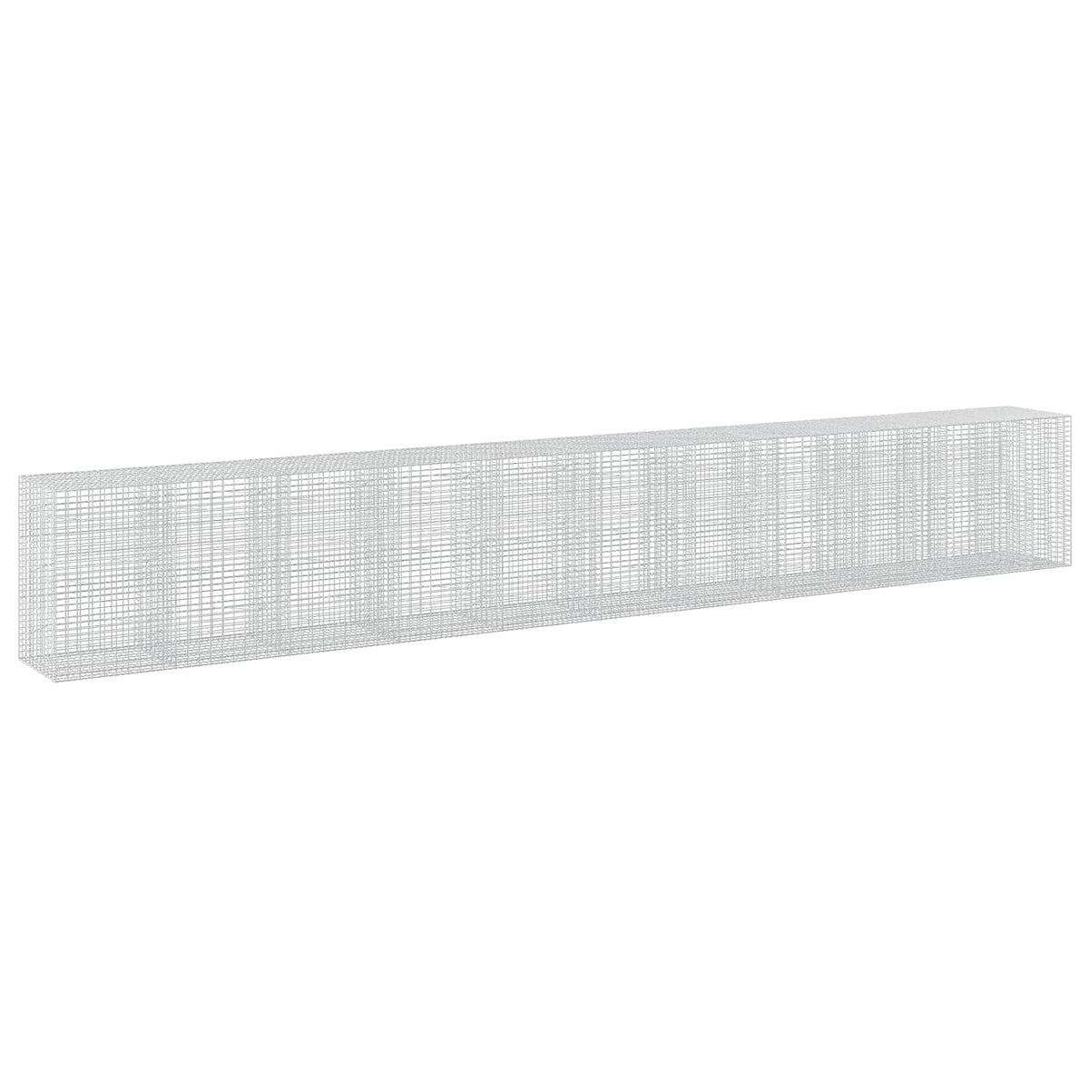 vidaXL Gabion z drutu 3,5 mm i siatką 5x10 cm 1050x100x150 cm