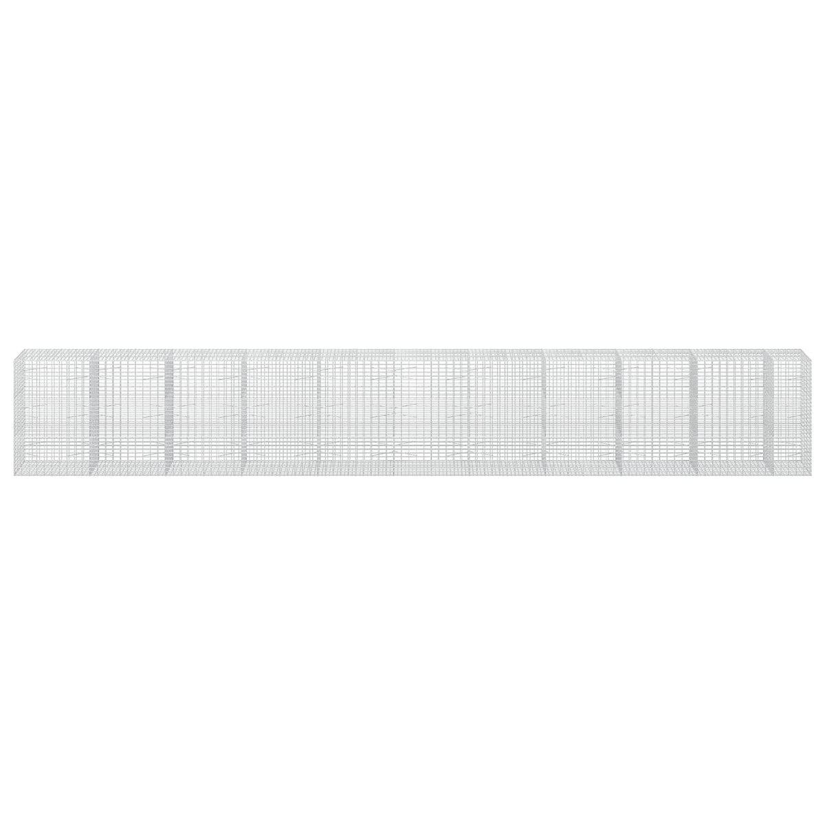 vidaXL Gabion z drutu 3,5 mm i siatką 5x10 cm 1050x100x150 cm