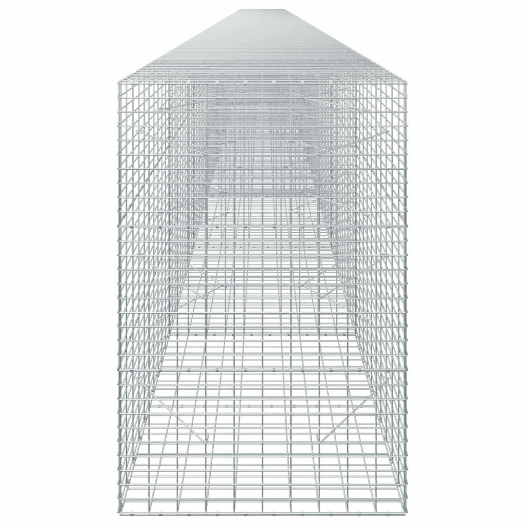 vidaXL Gabion z drutu 3,5 mm i siatką 5x10 cm 1050x100x150 cm