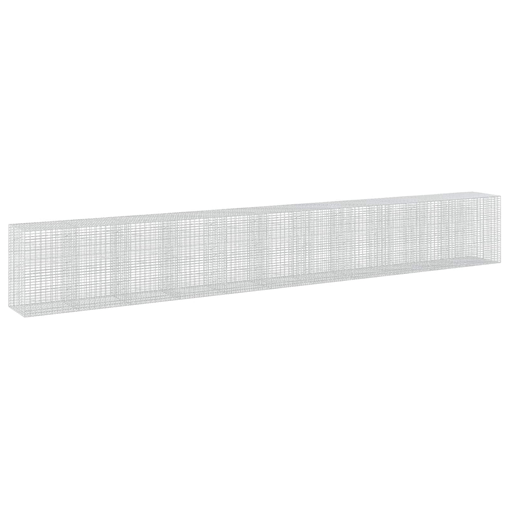 vidaXL Gabion z drutu 3,5 mm i siatką 5x10 cm 1100x100x150 cm